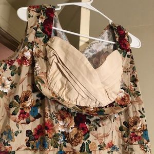 Blue Enchantress Dresses - Vintage Floral Dress 2x Blue Enchantress Dresses - Vintage Floral Dress 2x
